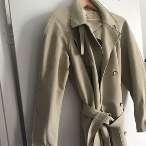 rag & bone distressed Trench Coat